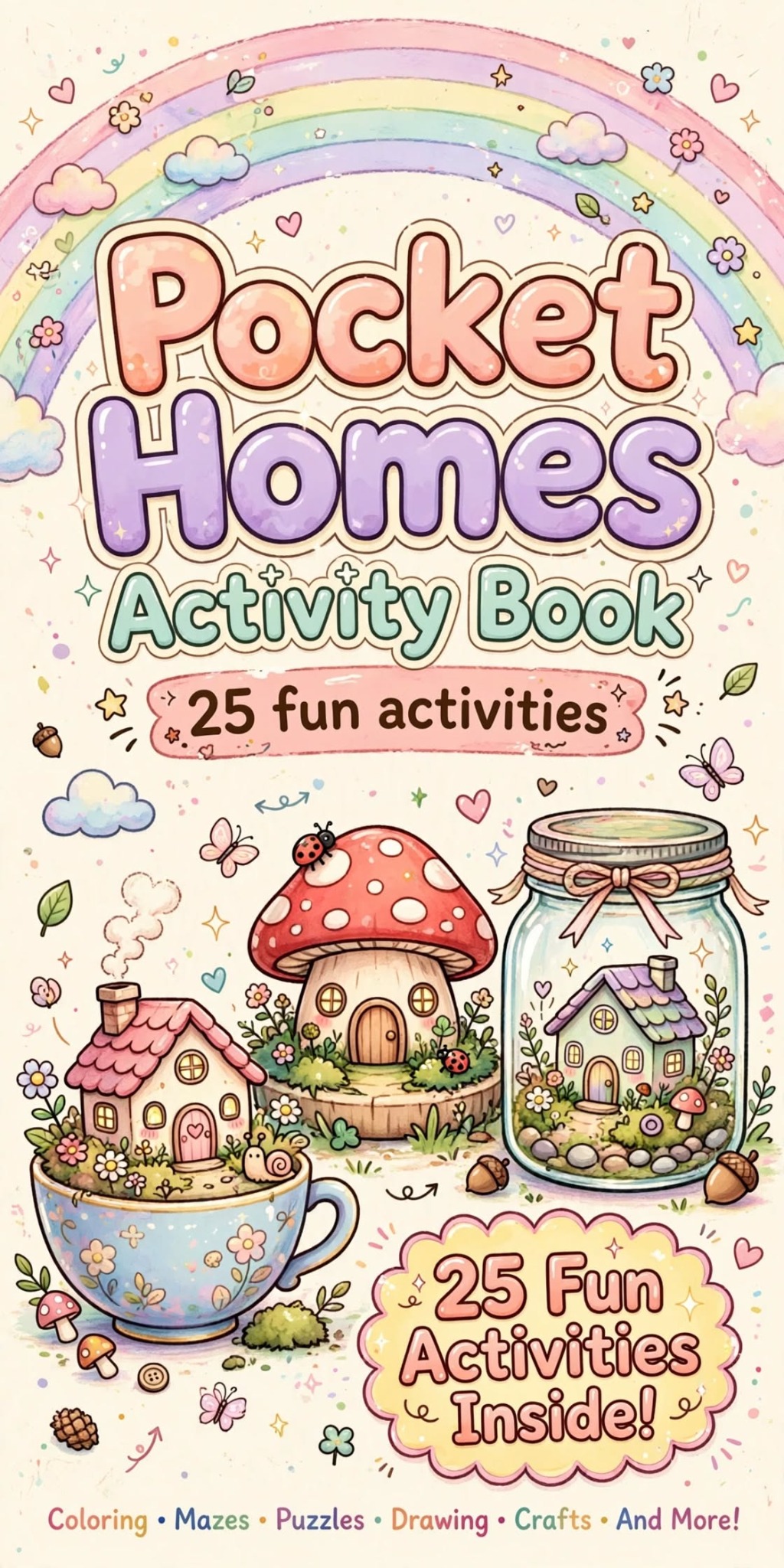 Pocket Homes Activity Book cover